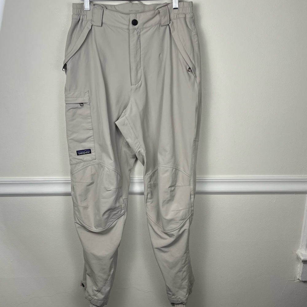 Patagonia Beige Insulated Hiking Outdoor Pants Size 10